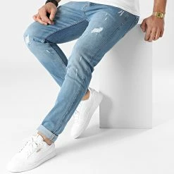 Remise 😍 Jean Slim 1771 Bleu Wash de Armita 😍 -Armita Soldes 2022 armita 291900 A 1771 LT BLUE 20211116T160437 03