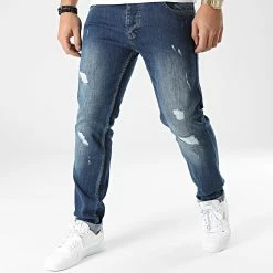 Top 10 ❤️ Jean Slim 1762 Bleu Denim de Armita ✔️