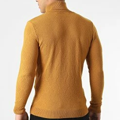 Meilleure vente 🔥 Pull Col Roulé APR-333 Jaune Moutarde de Armita ✨ -Armita Soldes 2022 armita 296369 APR 333 MUSTARD 20211223T101617 04