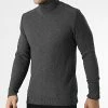Meilleure affaire ❤️ Pull Col Roulé APR-333 Gris Anthracite de Armita 🧨