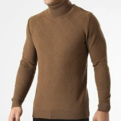 Tout neuf ✔️ Pull Col Roulé APR-333 Marron de Armita 🥰