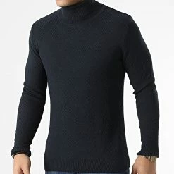 Sortie 🎉 Pull Col Roulé APR-333 Bleu Marine de Armita 🎁