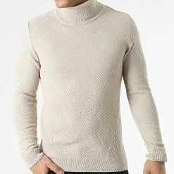 Meilleure vente 👍 Pull Col Roulé APR-333 Beige de Armita 🛒 -Armita Soldes 2022 armita 296378 APR 333 BEIGE 20211223T101440 03