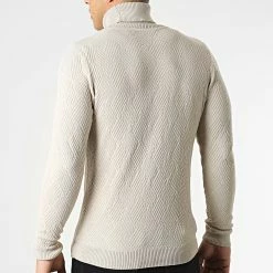 Meilleure vente 👍 Pull Col Roulé APR-333 Beige de Armita 🛒 -Armita Soldes 2022 armita 296378 APR 333 BEIGE 20211223T101442 04