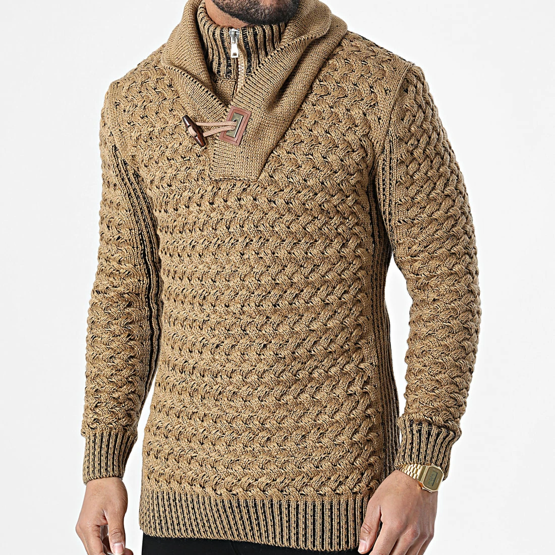 Meilleure vente 🔥 Pull Col Amplified ALP-318 Camel de Armita 💯 1 Meilleure vente 🔥 Pull Col Amplified ALP-318 Camel de Armita 💯