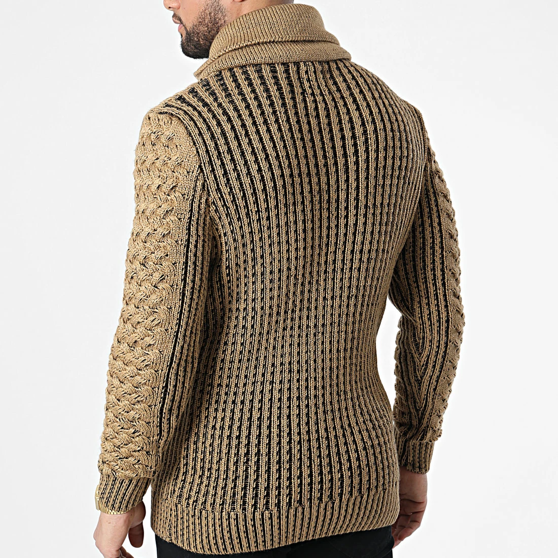 Meilleure vente 🔥 Pull Col Amplified ALP-318 Camel de Armita 💯 4 Meilleure vente 🔥 Pull Col Amplified ALP-318 Camel de Armita 💯 – Image 4