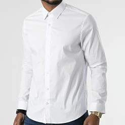 Vente flash 🔔 Chemise Manches Longues PCH-901 Blanc de Armita 🧨