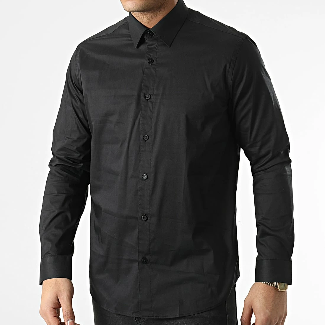 Promo 🔔 Chemise Manches Longues PCH-901 Noir de Armita ✔️ 1 Promo 🔔 Chemise Manches Longues PCH-901 Noir de Armita ✔️