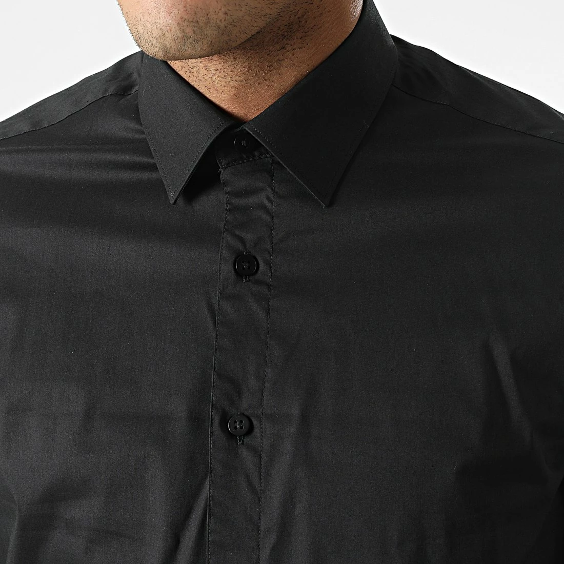 Promo 🔔 Chemise Manches Longues PCH-901 Noir de Armita ✔️ 2 Promo 🔔 Chemise Manches Longues PCH-901 Noir de Armita ✔️ – Image 2