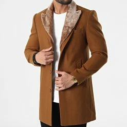Grosses soldes 🎁 Manteau CAB-021 Camel de Armita 👏