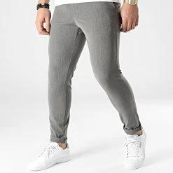 Remise 🔔 Pantalon Chino PAK-433 Gris Anthracite de Armita 😀