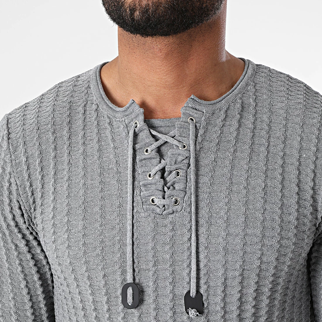 Nouveau 👍 Pull ALP-332 Gris de Armita ❤️ 2 Nouveau 👍 Pull ALP-332 Gris de Armita ❤️ – Image 2
