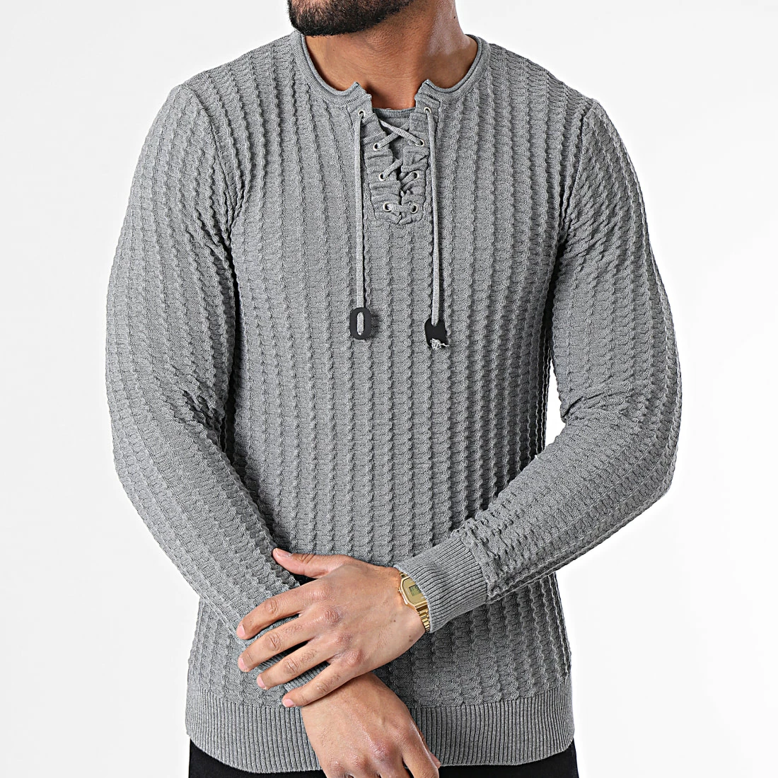 Nouveau 👍 Pull ALP-332 Gris de Armita ❤️ 3 Nouveau 👍 Pull ALP-332 Gris de Armita ❤️ – Image 3