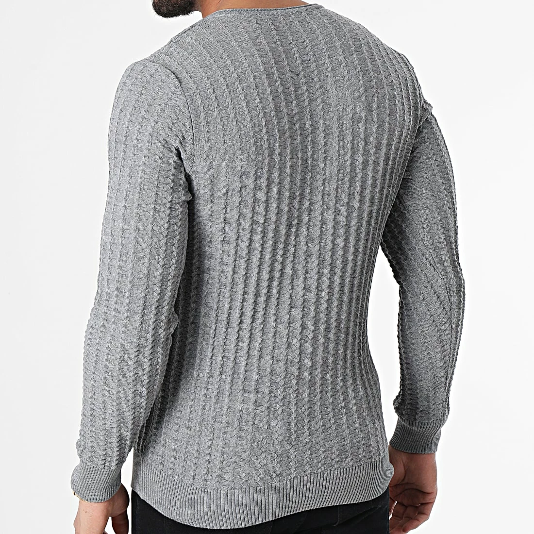 Nouveau 👍 Pull ALP-332 Gris de Armita ❤️ 4 Nouveau 👍 Pull ALP-332 Gris de Armita ❤️ – Image 4