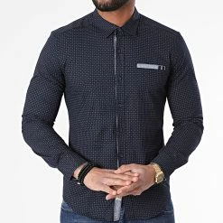 Grosses soldes ⭐ Chemise A Manches Longues JHC-805 Bleu Marine de Armita 🛒 6 Grosses soldes ⭐ Chemise A Manches Longues JHC-805 Bleu Marine de Armita 🛒 -Armita Soldes 2022 armita 305028 JHC 805 DARK BLUE 20220222T163108 03