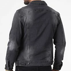 Top 10 ❤️ Veste Jean GJ3019 Gris Anthracite de Armita ⌛ -Armita Soldes 2022 armita 305044 GJ3019 BLACK 20220222T161610 04