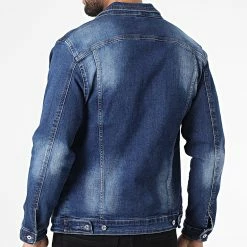 Top 10 😀 Veste Jean GJ3019 Bleu Denim de Armita 🛒 -Armita Soldes 2022 armita 305046 GJ3019 BLUE 20220222T161721 04