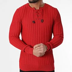 Meilleur prix 🤩 Pull ALP-332 Rouge de Armita 🌟 -Armita Soldes 2022 armita 305053 ALP 332 RED 20220222T163319 03