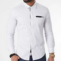 Le moins cher 🔥 Chemise A Manches Longues JHC-805 Blanc de Armita 🔔 6 Le moins cher 🔥 Chemise A Manches Longues JHC-805 Blanc de Armita 🔔 -Armita Soldes 2022 armita 305076 JHC 805 WHITE 20220222T162733 03