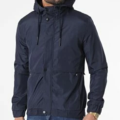 Acheter ✨ Veste Zippée Capuche 3254 Bleu Marine de Armita 🛒