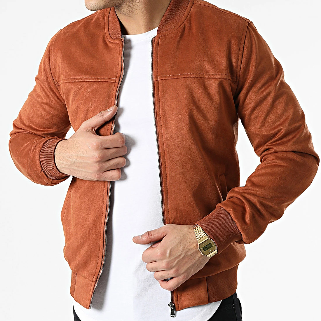 Sortie 🧨 Veste Zippée S3123 Marron de Armita 👏 1 Sortie 🧨 Veste Zippée S3123 Marron de Armita 👏