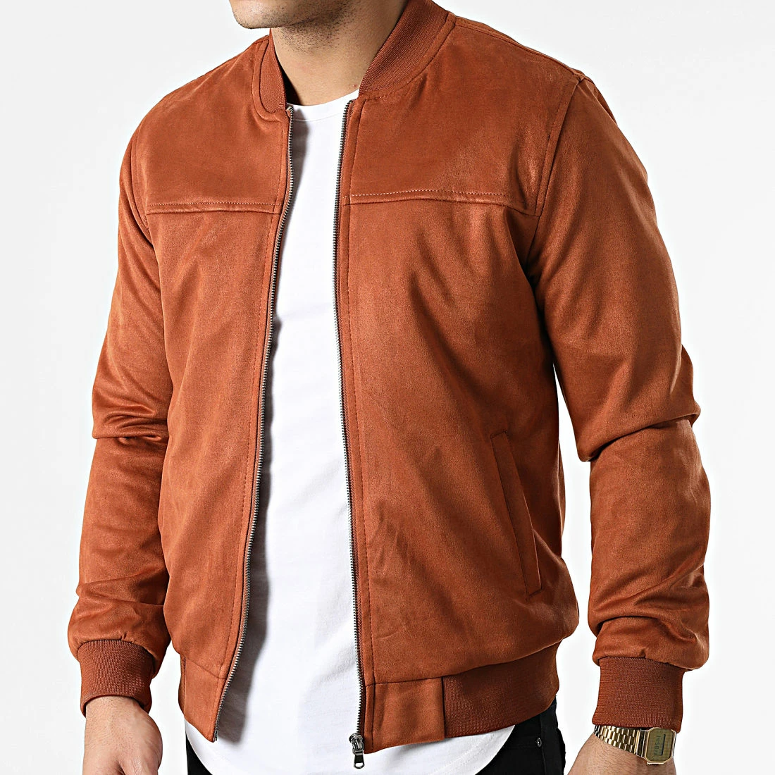 Sortie 🧨 Veste Zippée S3123 Marron de Armita 👏 3 Sortie 🧨 Veste Zippée S3123 Marron de Armita 👏 – Image 3