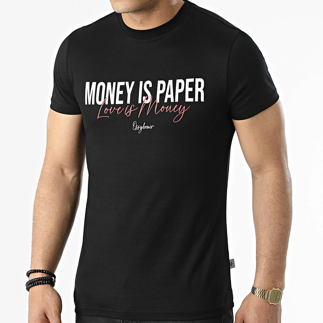 Remise 💯 Tee 👕 Shirt TSF6006 Noir de Armita 🔥 1 Remise 💯 Tee 👕 Shirt TSF6006 Noir de Armita 🔥