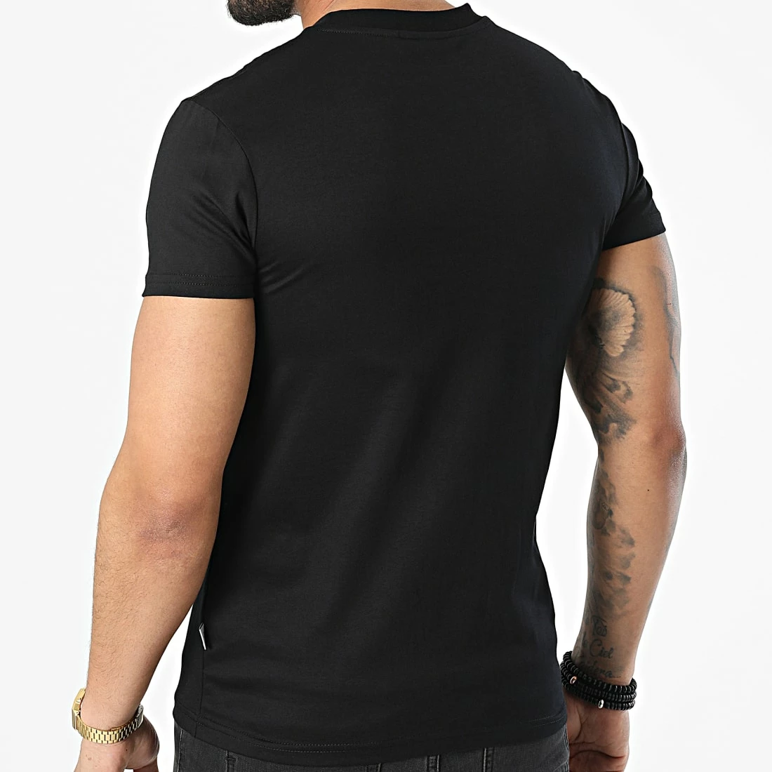 Meilleure vente 🔥 Tee 👕 Shirt TSF6004 Noir de Armita 🔥 4 Meilleure vente 🔥 Tee 👕 Shirt TSF6004 Noir de Armita 🔥 – Image 4