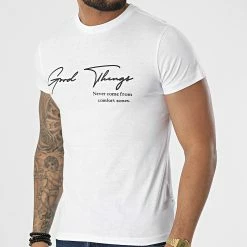 Le moins cher 🧨 Tee 👚 Shirt TSF6018 Blanc de Armita 🔔