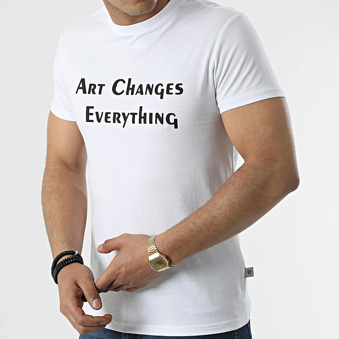 Promo 🤩 Tee 👚 Shirt TSF6020 Blanc de Armita 👏 3 Promo 🤩 Tee 👚 Shirt TSF6020 Blanc de Armita 👏 – Image 3