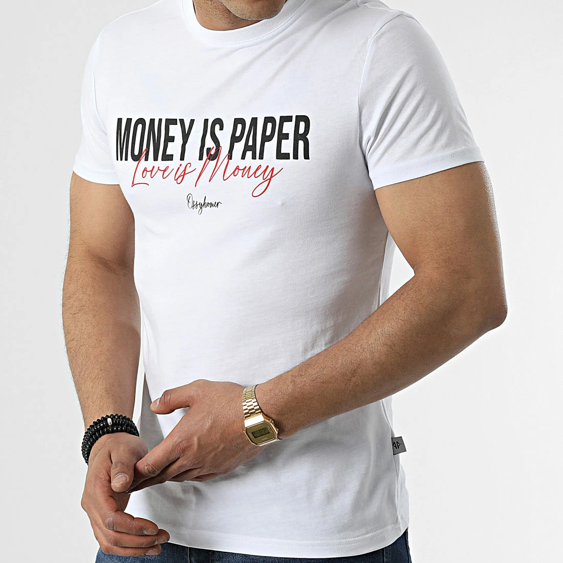 Nouveau 😉 Tee 👚 Shirt TSF6006 Blanc de Armita ⌛ 3 Nouveau 😉 Tee 👚 Shirt TSF6006 Blanc de Armita ⌛ – Image 3