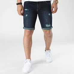 Tout neuf 🛒 Short Jean Slim 1783 Bleu Brut de Armita 🔔 -Armita Soldes 2022 armita 311617 A 1783 DARK BLUE 20220328T155459 03