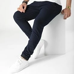 Top 10 😍 Pantalon Slim JS-7163 Bleu Marine de Armita 😀 -Armita Soldes 2022 armita 311643 JS 7163 NAVY 20220328T161322 03