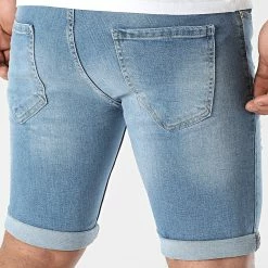 Bon marché ✔️ Short Jean Slim 1780 Bleu Denim de Armita 👍 -Armita Soldes 2022 armita 311649 A 1780 ICE BLUE 20220328T155350 04