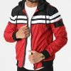 Offres 🧨 Veste Zippée Capuche 3165 Rouge Noir de Armita 😀