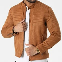 De gros ✔️ Veste Biker Suédine 3144 Camel de Armita 🤩