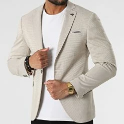 Top 10 😍 Veste Blazer CK-036 Beige de Armita 👏