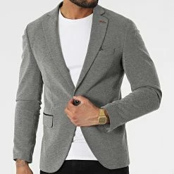 Remise 🌟 Veste Blazer CK-39 Noir Chiné de Armita 🎉 -Armita Soldes 2022 armita 317770 CK 39 SIYAH 20220505T162222 03