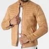 Budget 🥰 Veste Biker Suédine M-S3144 Beige Foncé de Armita 🌟