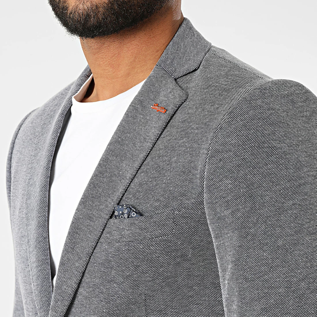 Acheter ⭐ Veste Blazer CK-39 Bleu Marine Chiné de Armita 🔔 2 Acheter ⭐ Veste Blazer CK-39 Bleu Marine Chiné de Armita 🔔 – Image 2