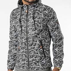 De gros 🔥 Coupe-vent Capuche Slim 3531 Noir de Armita 🎁