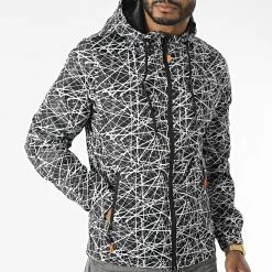 De gros 🔥 Coupe-vent Capuche Slim 3531 Noir de Armita 🎁 -Armita Soldes 2022 armita 317793 3531 BLACK 20220504T142841 03