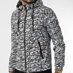 Coupon 😉 Coupe-vent Capuche Slim 3531 Blanc de Armita 🌟