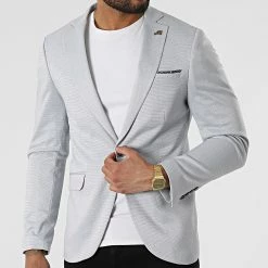 Le moins cher 🤩 Veste Blazer CK-036 Gris Clair de Armita 😉 -Armita Soldes 2022 armita 317801 CK 036 GRI 20220505T162137 03