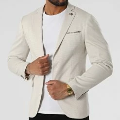 Vente flash 🔥 Veste Blazer CK-036 Beige de Armita 🥰