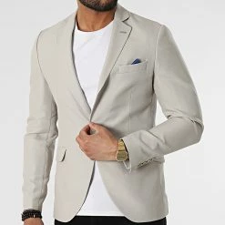 Top 10 ✨ Veste Blazer CK-2266 Beige de Armita ❤️ -Armita Soldes 2022 armita 317808 2266 BEJ 20220505T161852 03