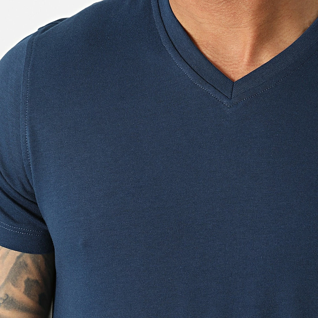 Budget 🧨 Tee 👕 Shirt Col V TV-350 Bleu Marine de Armita 💯 2 Budget 🧨 Tee 👕 Shirt Col V TV-350 Bleu Marine de Armita 💯 – Image 2