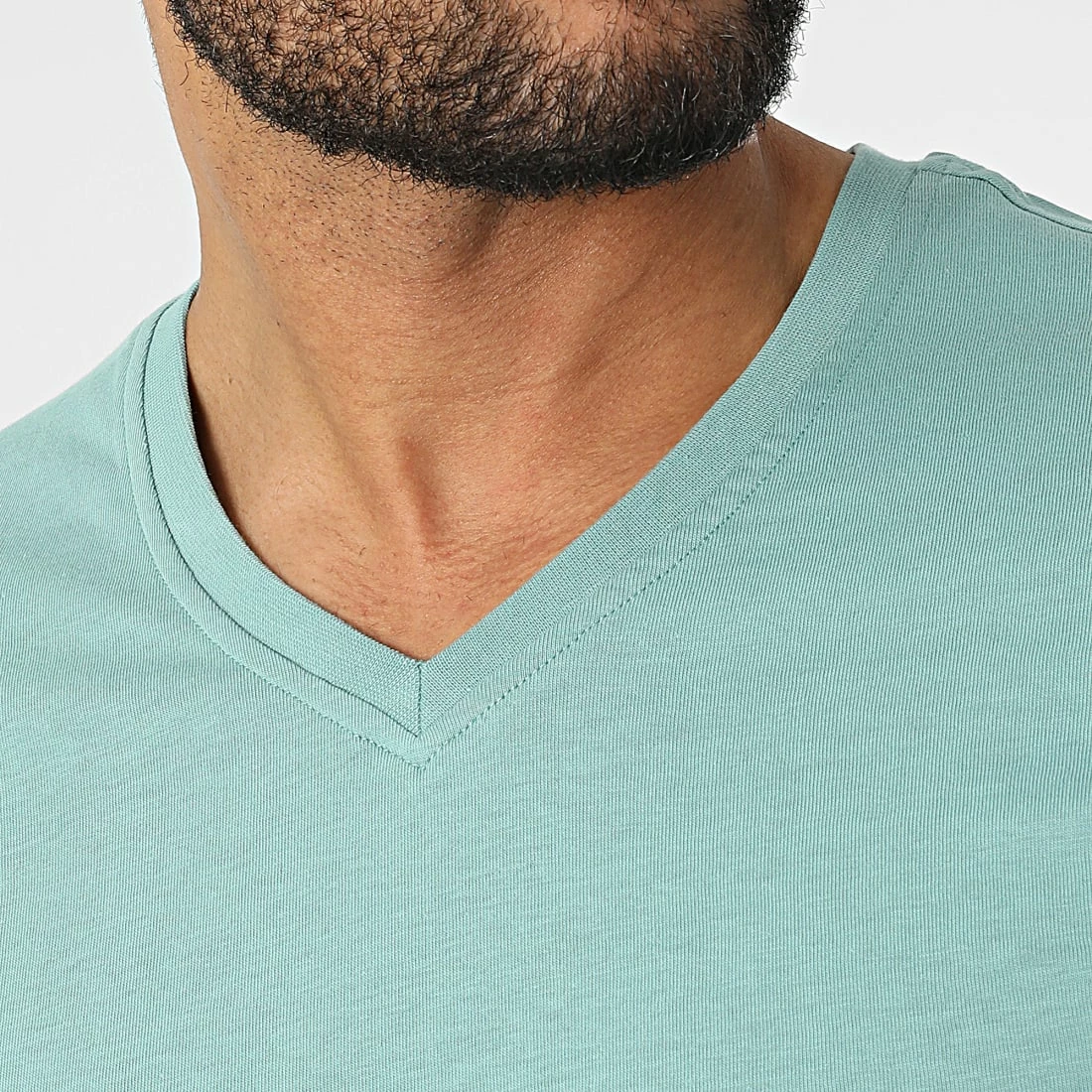 Top 10 🎁 Tee 👚 Shirt Col V TV-350 Vert de Armita 🎉 2 Top 10 🎁 Tee 👚 Shirt Col V TV-350 Vert de Armita 🎉 – Image 2