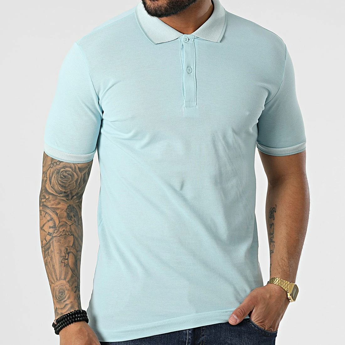 Bon marché 🎁 Polo Manches Courtes JP-847 Bleu Ciel de Armita ⌛ 1 Bon marché 🎁 Polo Manches Courtes JP-847 Bleu Ciel de Armita ⌛