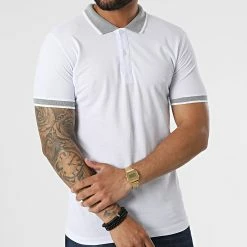 Bon marché 😉 Polo Manches Courtes JP-847 Blanc de Armita ❤️ -Armita Soldes 2022 armita 317880 JP 847 WHITE 20220510T154428 03